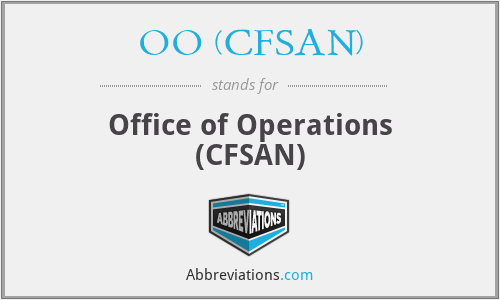 OO (CFSAN) - Office of Operations (CFSAN)